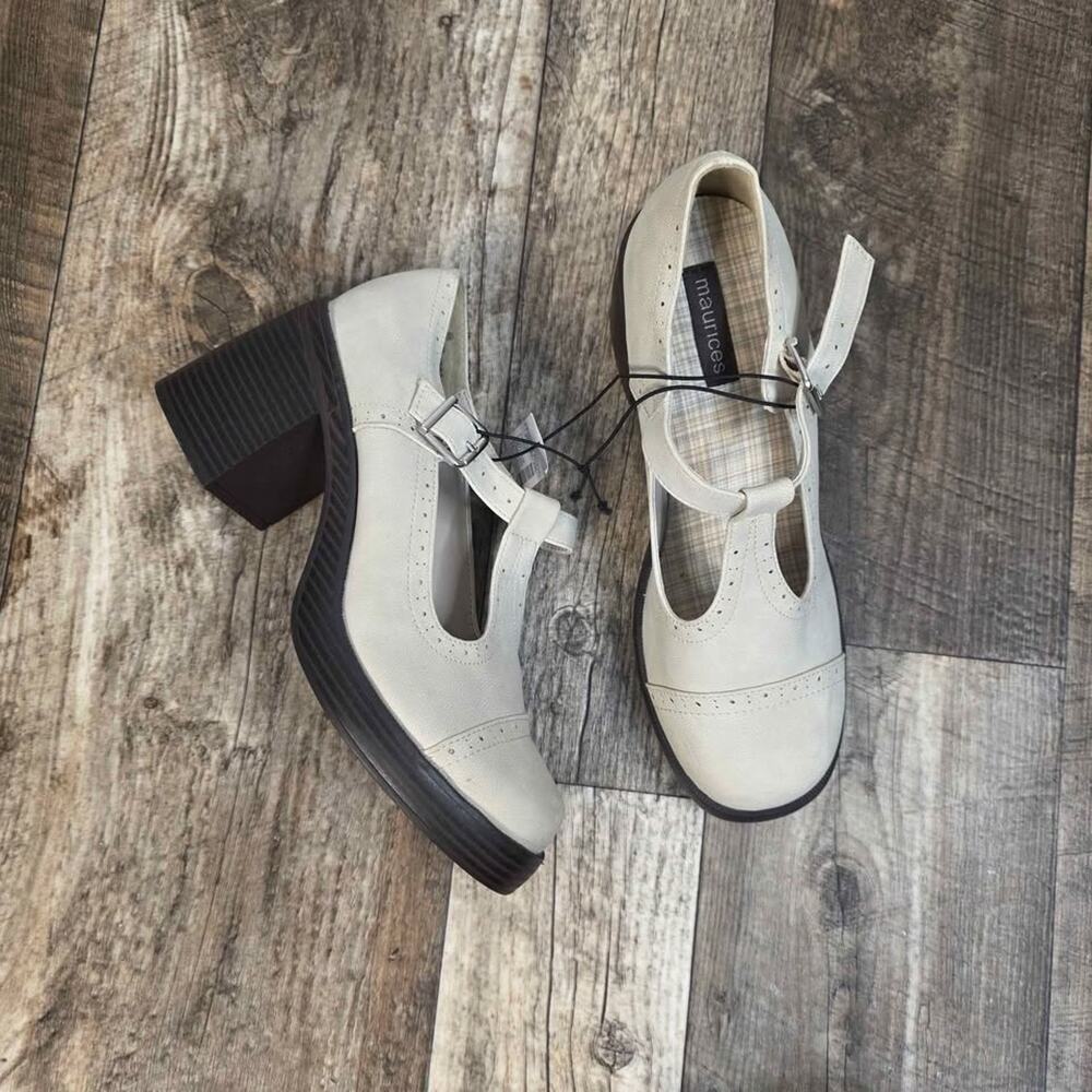 T-Starp Mary Jane Heels Y2K Style Chucky Block Heel Size 11 Maurices